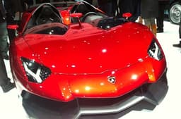 The one-off road homologated Lamborghini Aventador J.